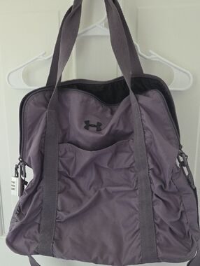 Under Armour Purple Gym Tote Bag